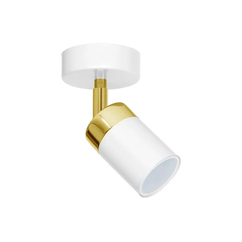 Aplica JOKER WHITE/GOLD Milagro Modern, GU10, Alb/Auriu, MLP6128, Polonia