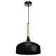 Pendul TAYLOR Milagro Modern, E27, Negru/Natural, MLP6218, Polonia