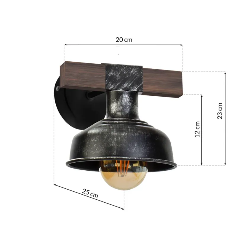 Aplica FARO Milagro Modern, E27, Maro, MLP6241, Polonia