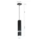 Pendul VIDAR Milagro Modern, GU10, Crom/Negru, MLP6287, Polonia