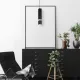 Pendul VIDAR Milagro Modern, GU10, Crom/Negru, MLP6287, Polonia
