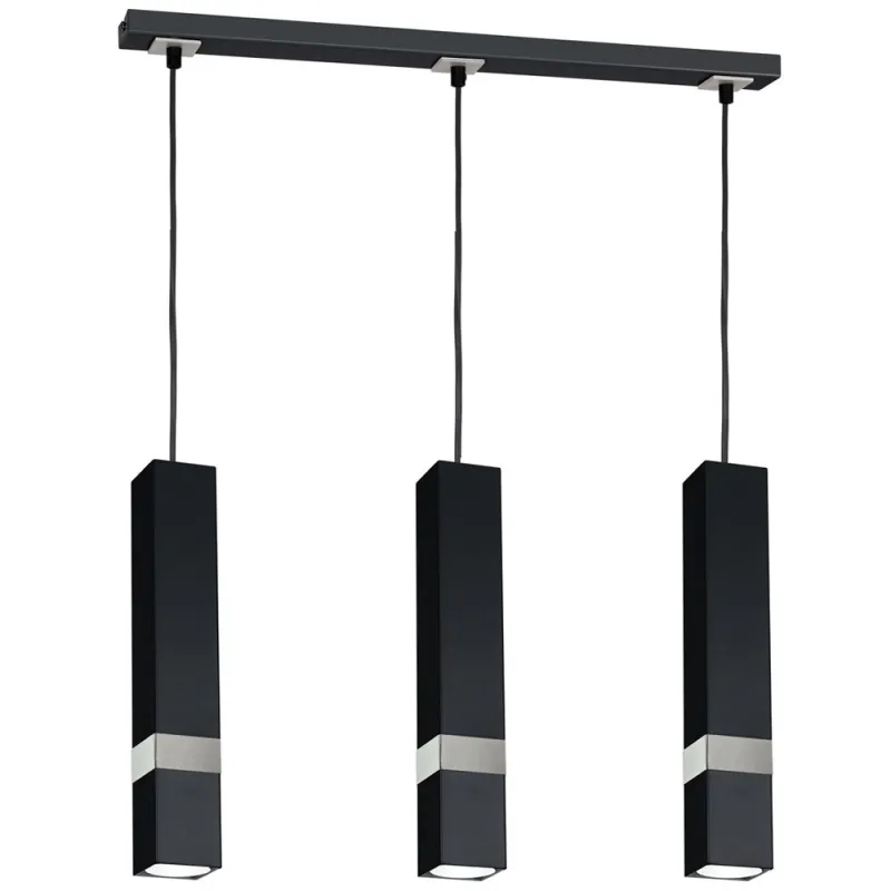 Suspensie VIDAR Milagro Modern, GU10, Crom/Negru, MLP6288, Polonia