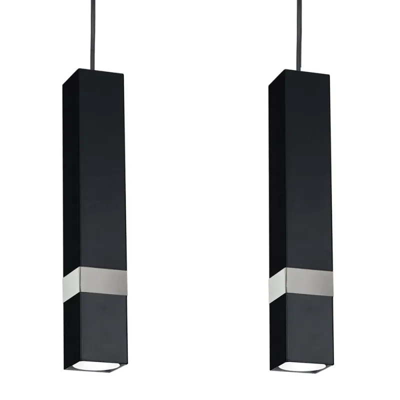 Suspensie VIDAR Milagro Modern, GU10, Crom/Negru, MLP6288, Polonia