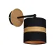 Aplica TERRA Milagro Modern, E27, Natural/Negru, MLP6289, Polonia