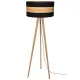 Lampadar TERRA Milagro Modern, E27, Natural/Negru, MLP6293, Polonia