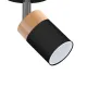 Aplica JOKER BLACK WOOD Milagro Modern, GU10, Natural/Negru, MLP6303, Polonia
