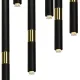 Suspensie MONZA Milagro Modern, G9, Auriu/Negru, MLP6385, Polonia