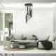 Suspensie MONZA Milagro Modern, G9, Auriu/Negru, MLP6385, Polonia