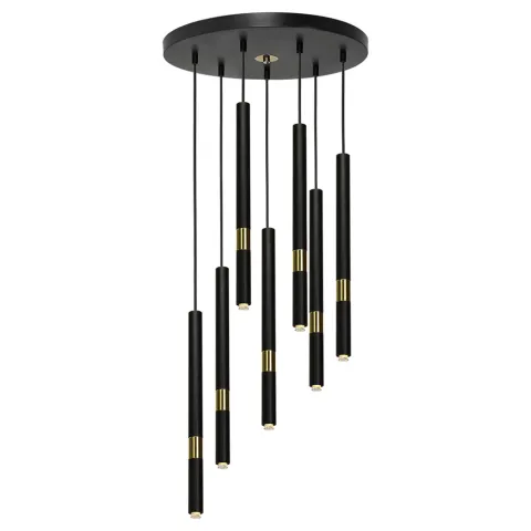 Suspensie MONZA Milagro Modern, G9, Auriu/Negru, MLP6385, Polonia