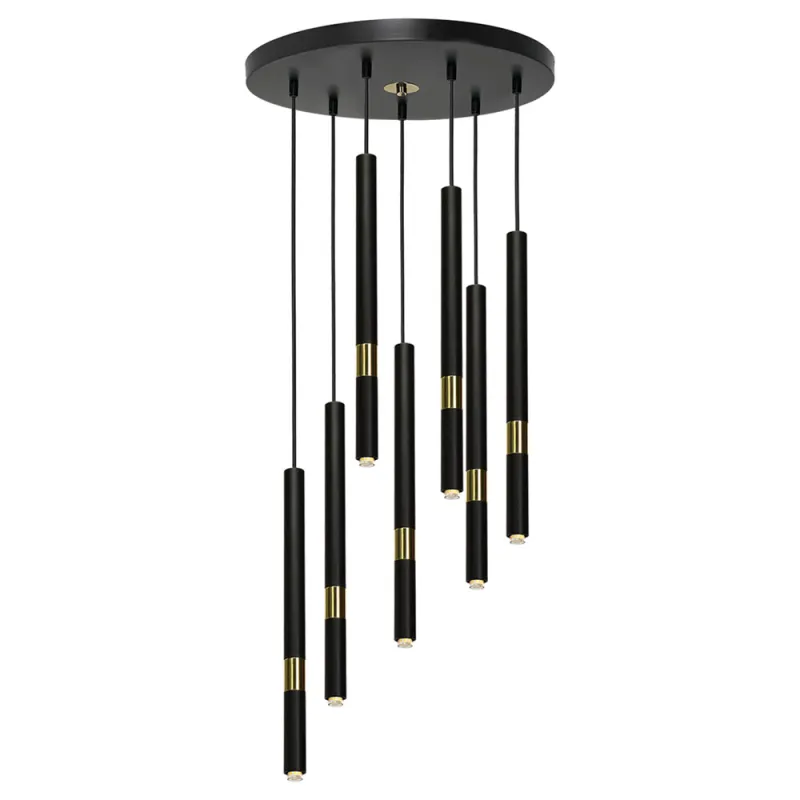 Suspensie MONZA Milagro Modern, G9, Auriu/Negru, MLP6385, Polonia