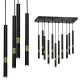 Candelabru MONZA Milagro Modern, G9, Auriu/Negru, MLP6386, Polonia
