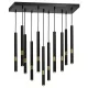 Candelabru MONZA Milagro Modern, G9, Auriu/Negru, MLP6386, Polonia