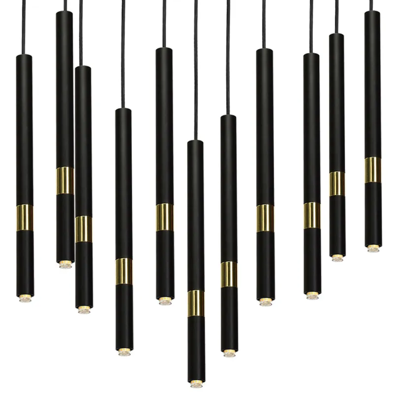 Candelabru MONZA Milagro Modern, G9, Auriu/Negru, MLP6386, Polonia