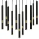 Candelabru MONZA Milagro Modern, G9, Auriu/Negru, MLP6386, Polonia