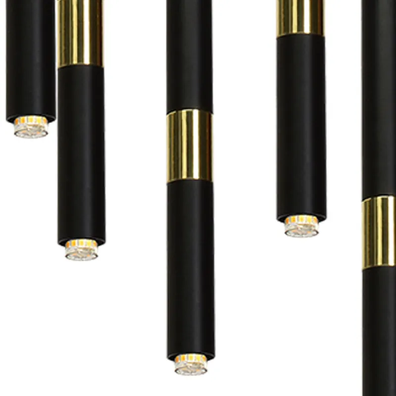 Candelabru MONZA Milagro Modern, G9, Auriu/Negru, MLP6386, Polonia
