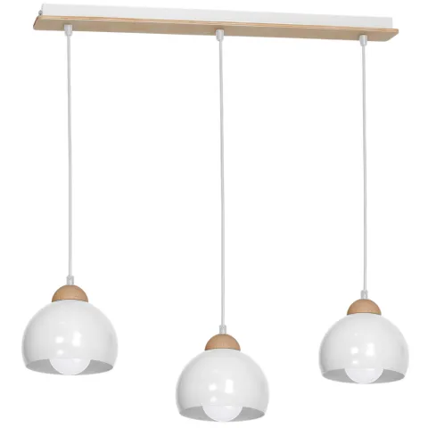 Suspensie Dama White Milagro Modern, E27, Alb, MLP6450, Polonia