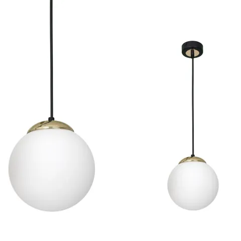 Pendul SPARTA Milagro Modern, E27, Auriu/Negru, MLP6495, Polonia