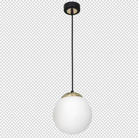 Pendul SPARTA Milagro Modern, E27, Auriu/Negru, MLP6495, Polonia