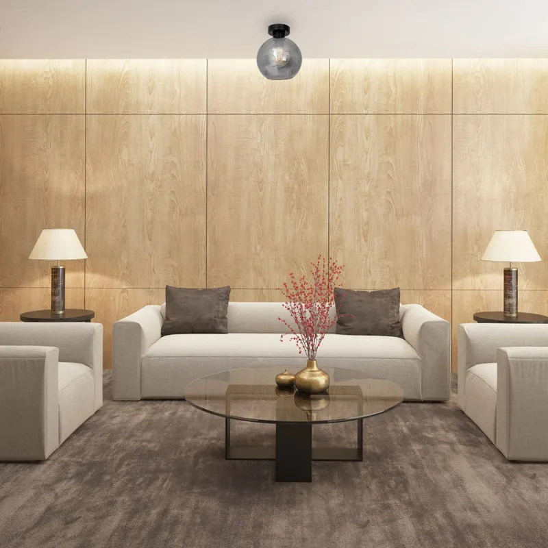 Plafoniera SOFIA Milagro Modern, E27, Negru, MLP6574, Polonia
