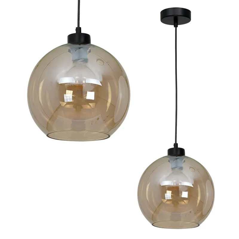 Pendul SOFIA Milagro Modern, E27, Negru, MLP6578, Polonia