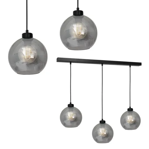 Suspensie SOFIA Milagro Modern, E27, Negru, MLP65800, Polonia