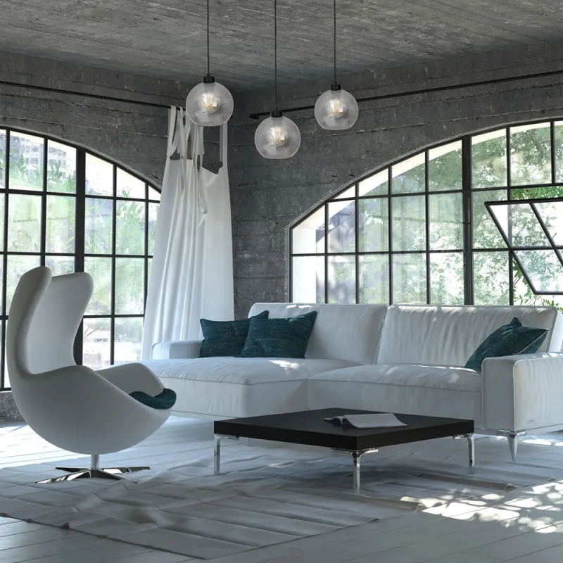 Suspensie SOFIA Milagro Modern, E27, Negru, MLP65800, Polonia