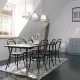 Suspensie Studio White Milagro Modern, E27, Alb/Natural, MLP8850, Polonia