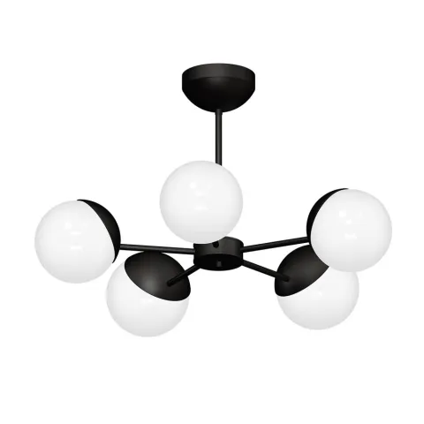 Candelabru SFERA BLACK Milagro Modern, E14, Negru, MLP8866, Polonia