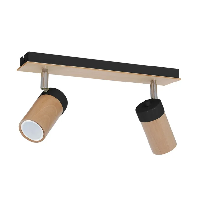 Lustra Plafon BARON BLACK Milagro Modern, GU10, Negru, MLP9014, Polonia