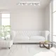 Lustra Plafon JOKER WHITE Milagro Modern, GU10, Alb, MLP908, Polonia