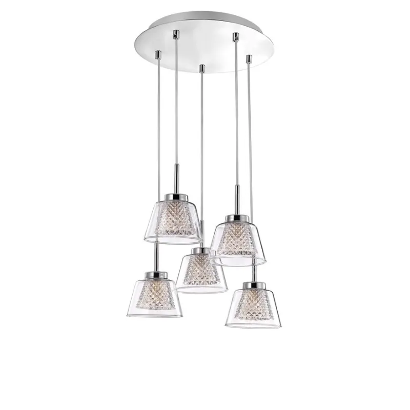 Lustra 1300301305 Boccale Nova Luce, Modern, G9, Crom