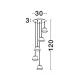 Lustra 1300301305 Boccale Nova Luce, Modern, G9, Crom