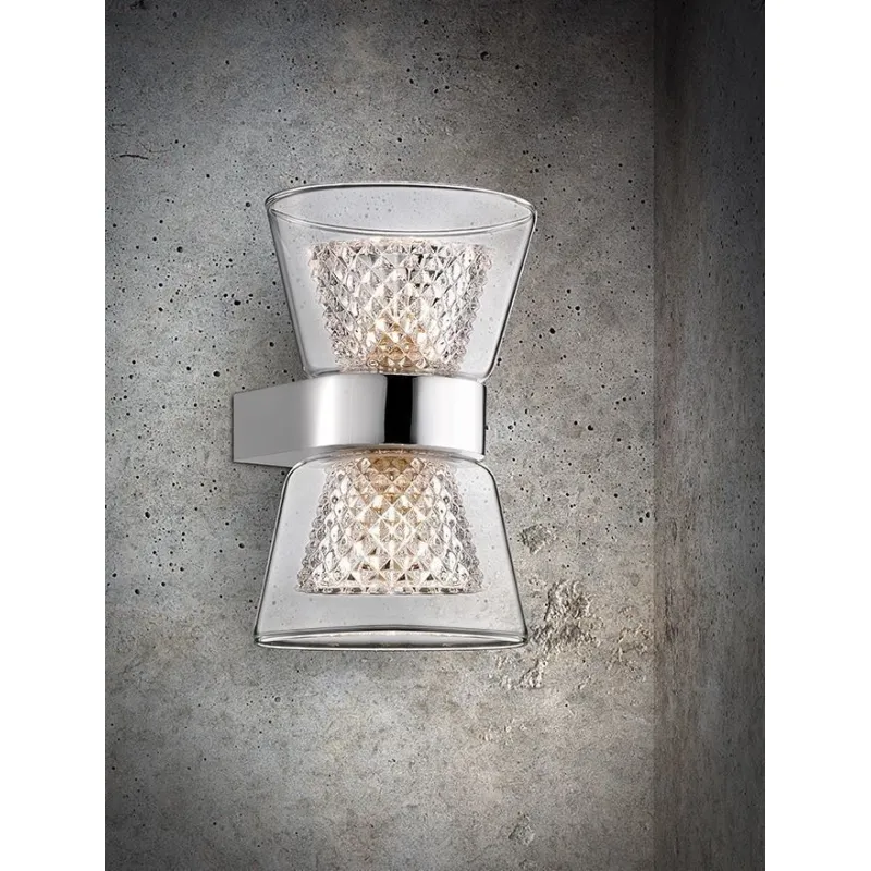 Aplica 1300301312 Boccale Nova Luce, Modern, G9, Crom
