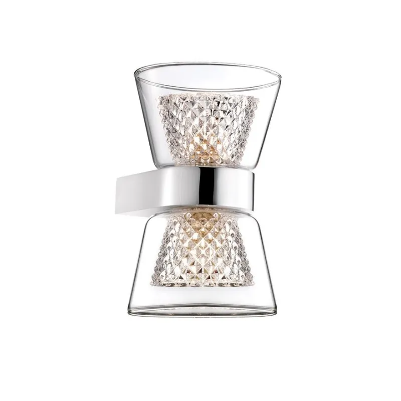 Aplica 1300301312 Boccale Nova Luce, Modern, G9, Crom