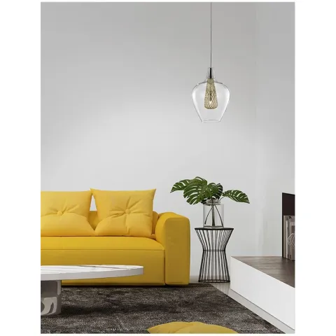 Pendul 1500202821 Filo Nova Luce, Modern, G9, Crom