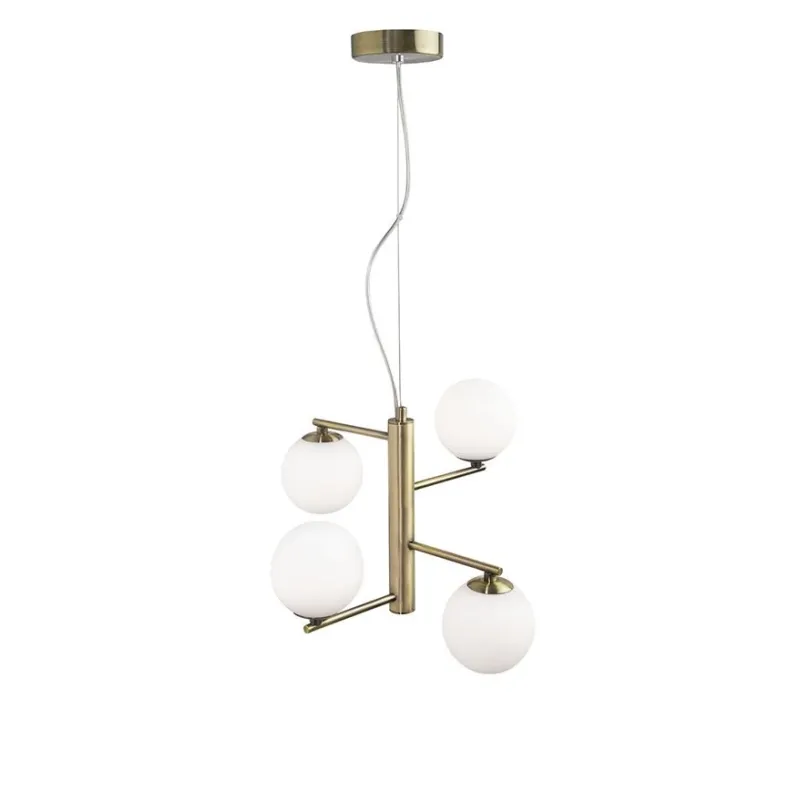 Lustra 1700306002 Agrigento Nova Luce, Clasic, G9, Opal