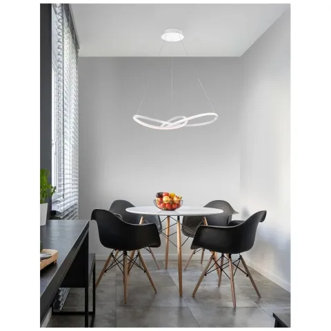 Lustra 1701101001 Fusion Nova Luce, Modern, Led, Alb