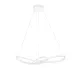 Lustra 1701101001 Fusion Nova Luce, Modern, Led, Alb
