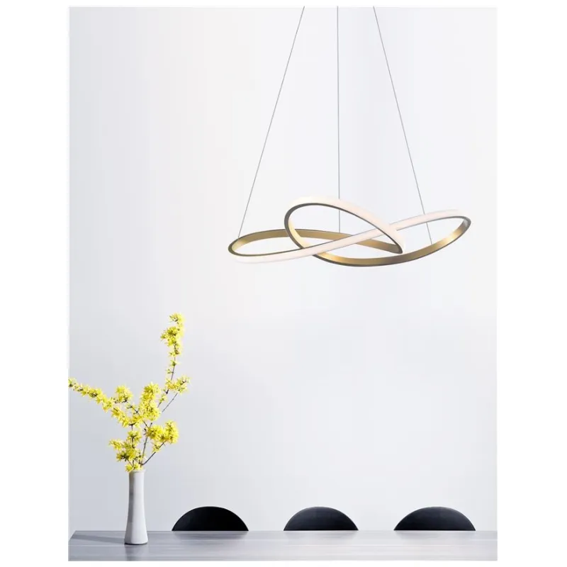 Lustra 1701101002 Fusion Nova Luce, Modern, Led, Auriu