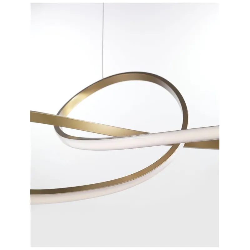 Lustra 1701101002 Fusion Nova Luce, Modern, Led, Auriu