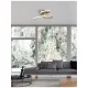 Plafoniera 1701101004 Fusion Nova Luce, Modern, Led, Auriu