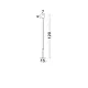 Pendul 1703301201 Palencia Nova Luce, Modern, Led, Auriu