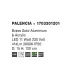 Pendul 1703301201 Palencia Nova Luce, Modern, Led, Auriu