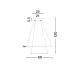 Lustra 17222003 D Aria Nova Luce, Modern, Led, Crom