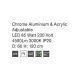 Lustra 17222003 D Aria Nova Luce, Modern, Led, Crom
