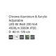 Lustra 17222003 Aria Nova Luce, Modern, Led, Crom