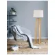 Lampadar 60202 Alma Nova Luce, Natural, E27, Negru