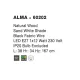 Lampadar 60202 Alma Nova Luce, Natural, E27, Negru