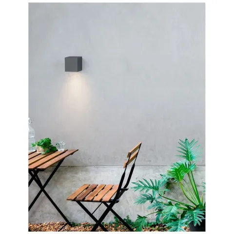 Aplica Exterior 710041 Nero Nova Luce, Modern, Gu10, Gri