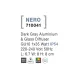 Aplica Exterior 710041 Nero Nova Luce, Modern, Gu10, Gri
